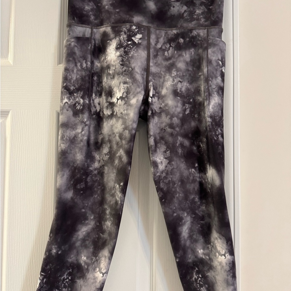 Athleta Gray and Black Leggings